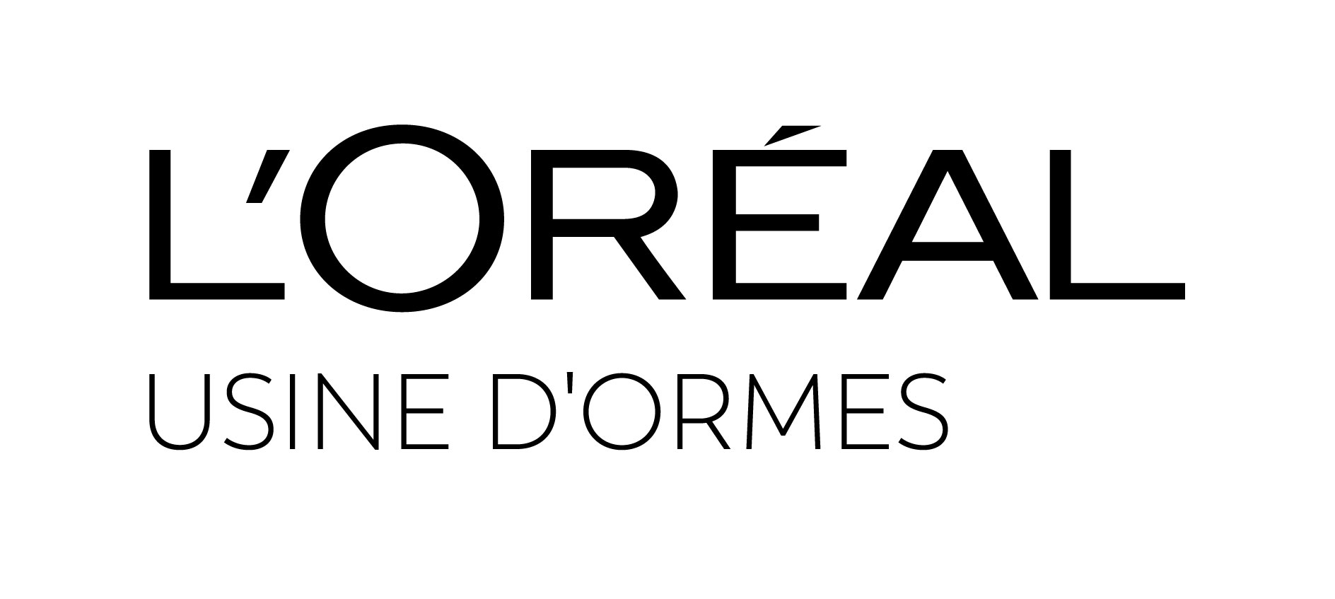 200921_LOREAL_OPE_LogotypeUsineFR_CMYK_Black_V